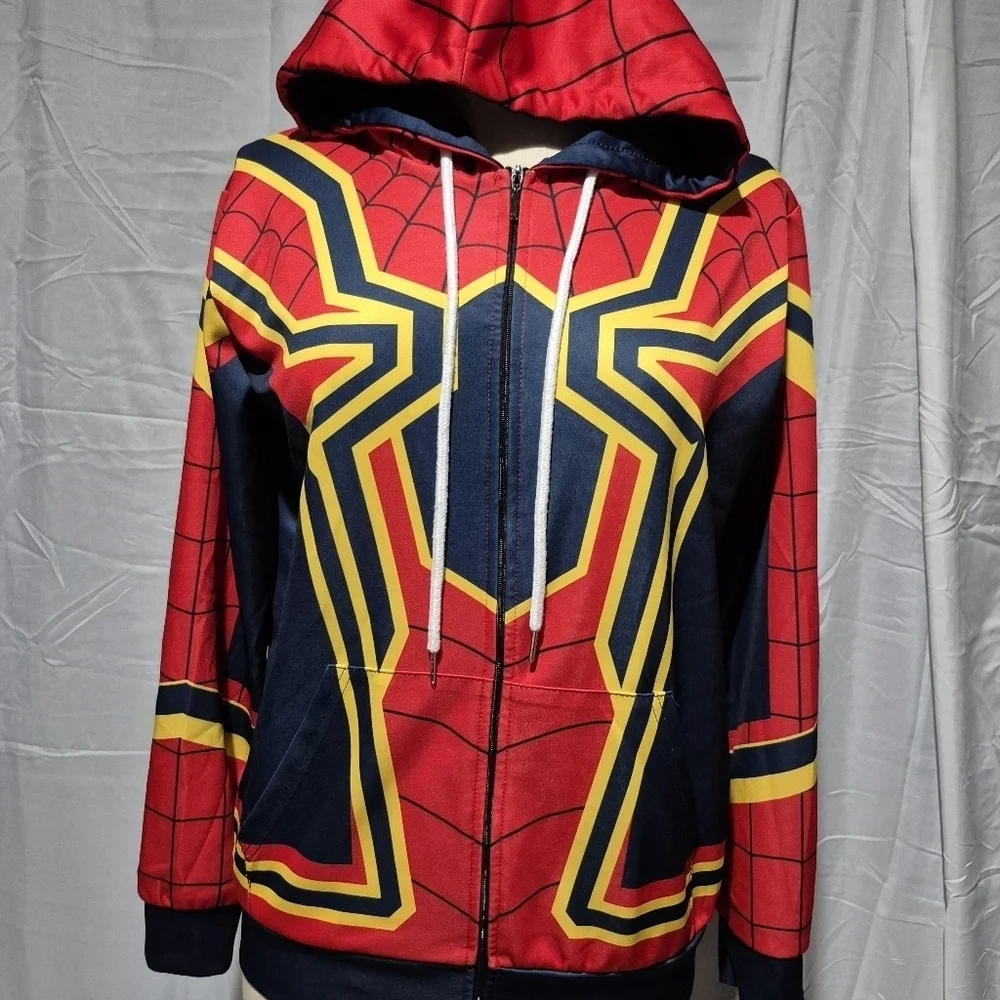 MARVEL The Avengers Infinity War Iron Spider-Man Zip Hood Jacket Polyester